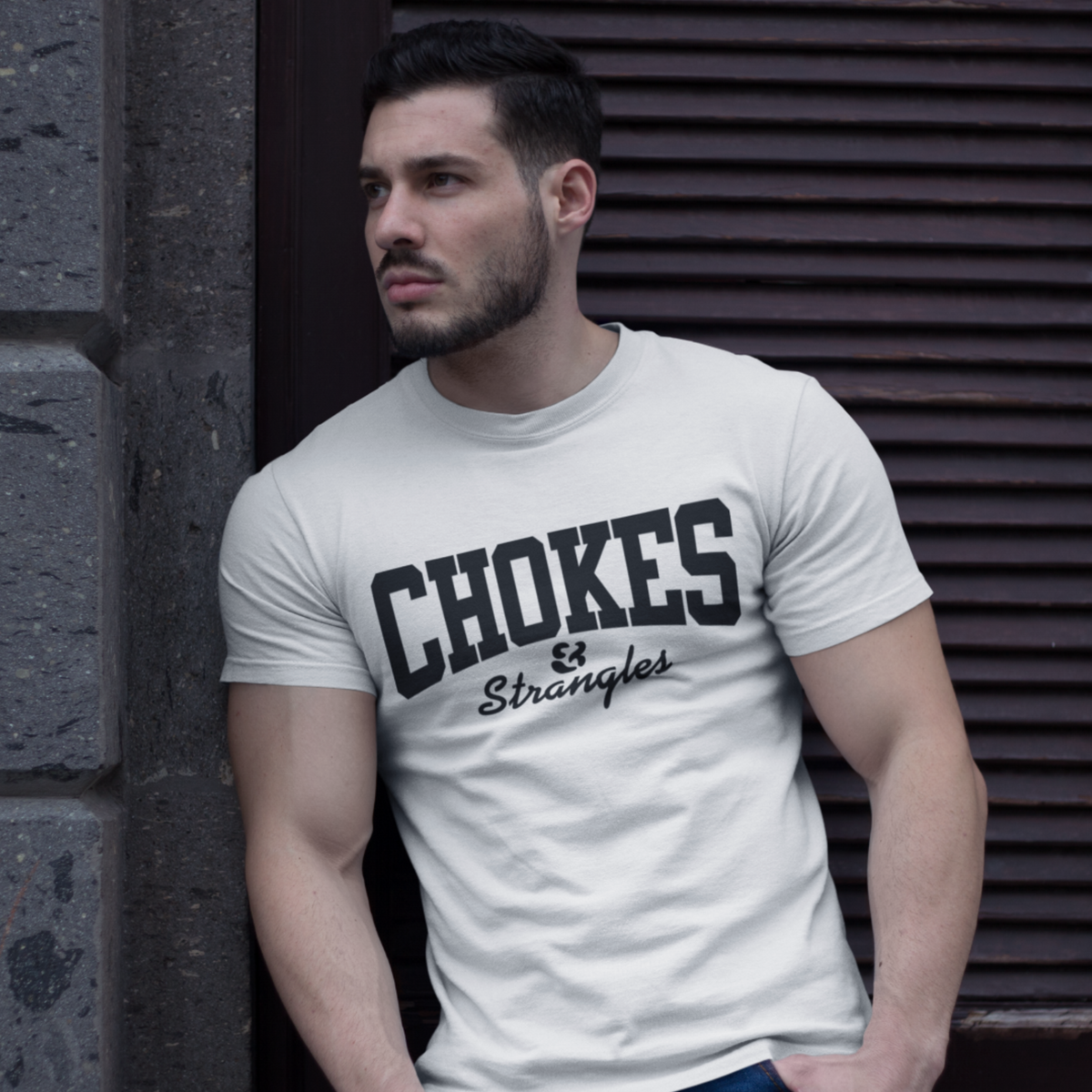 Chokes & Strangles Tshirt White Guard Players